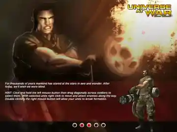Universe At War Earth Assault (USA) screen shot game playing